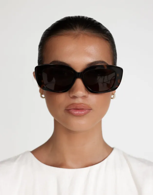 The Illiana Sunglasses (Havana Chocolate) - By Banbé sold by Charcoal Clothing