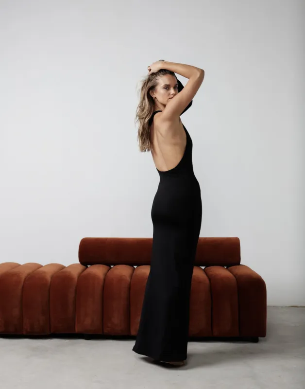 Nico Maxi Dress (Black) sold by Charcoal Clothing