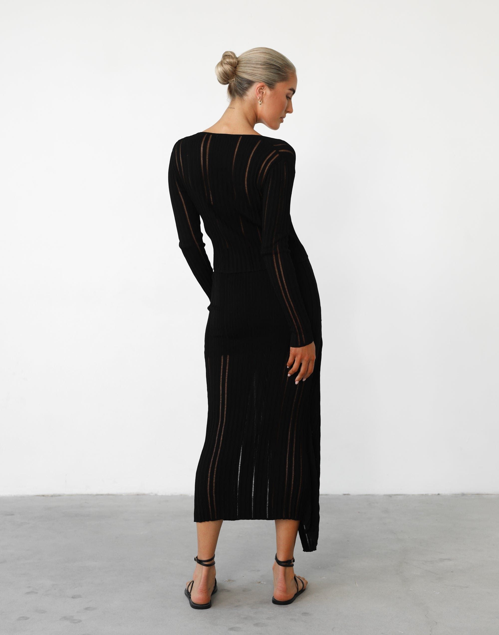 Krystelle Long Sleeve Top (Black) sold by Charcoal Clothing product image thumbnail 4