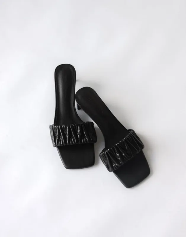 Yolene Heels (Black) - By Billini sold by Charcoal Clothing