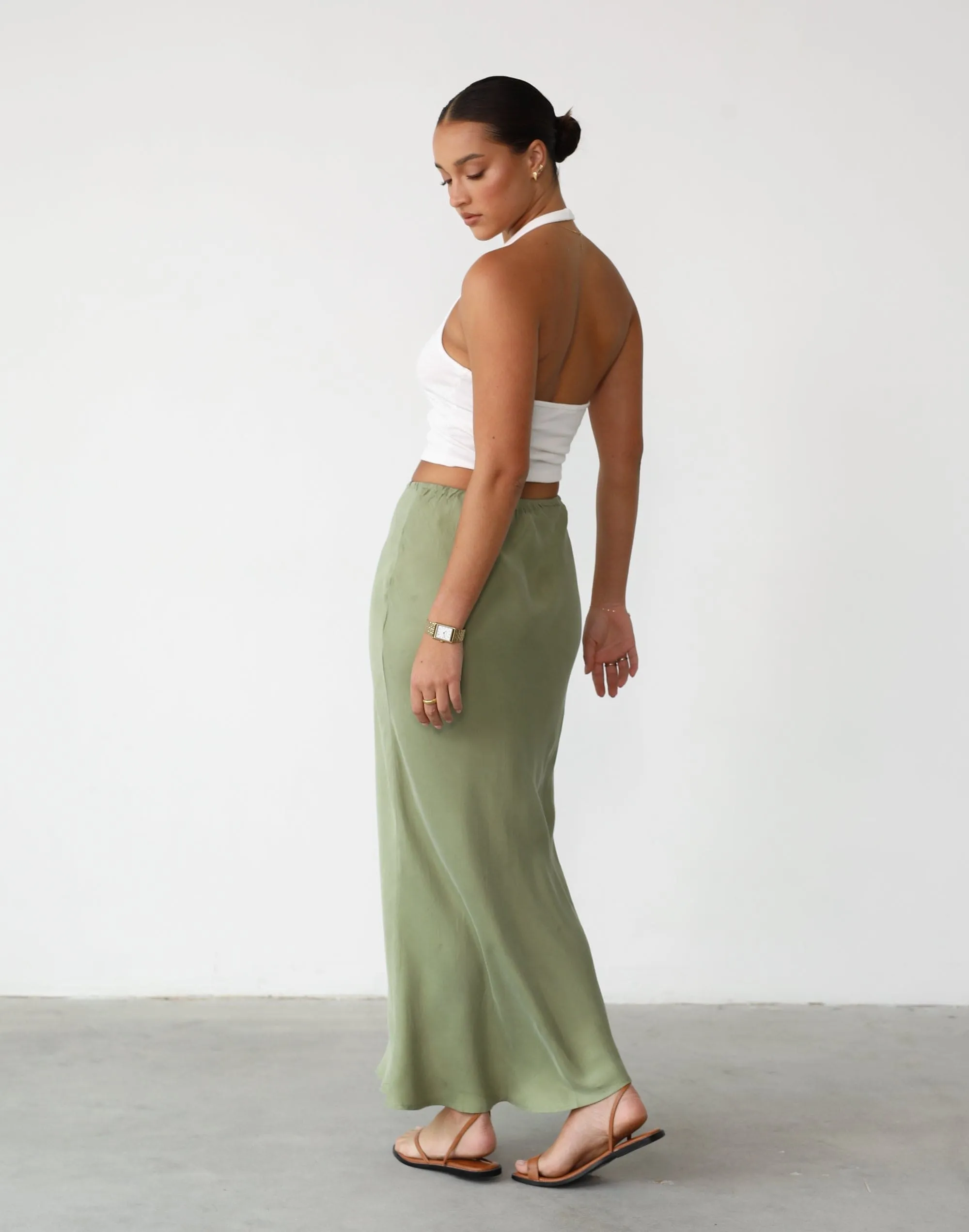 Amalie Maxi Skirt (Pistachio) sold by Charcoal Clothing product image thumbnail 3