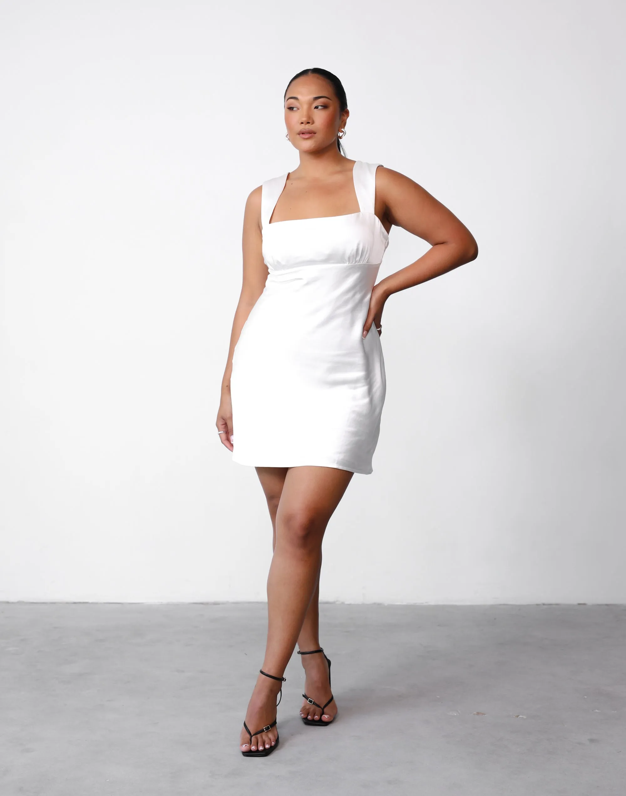 Mimosa Mini Dress (White) sold by Charcoal Clothing product image thumbnail 4