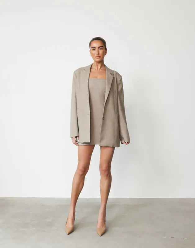 Reagan Blazer (Stone) sold by Charcoal Clothing
