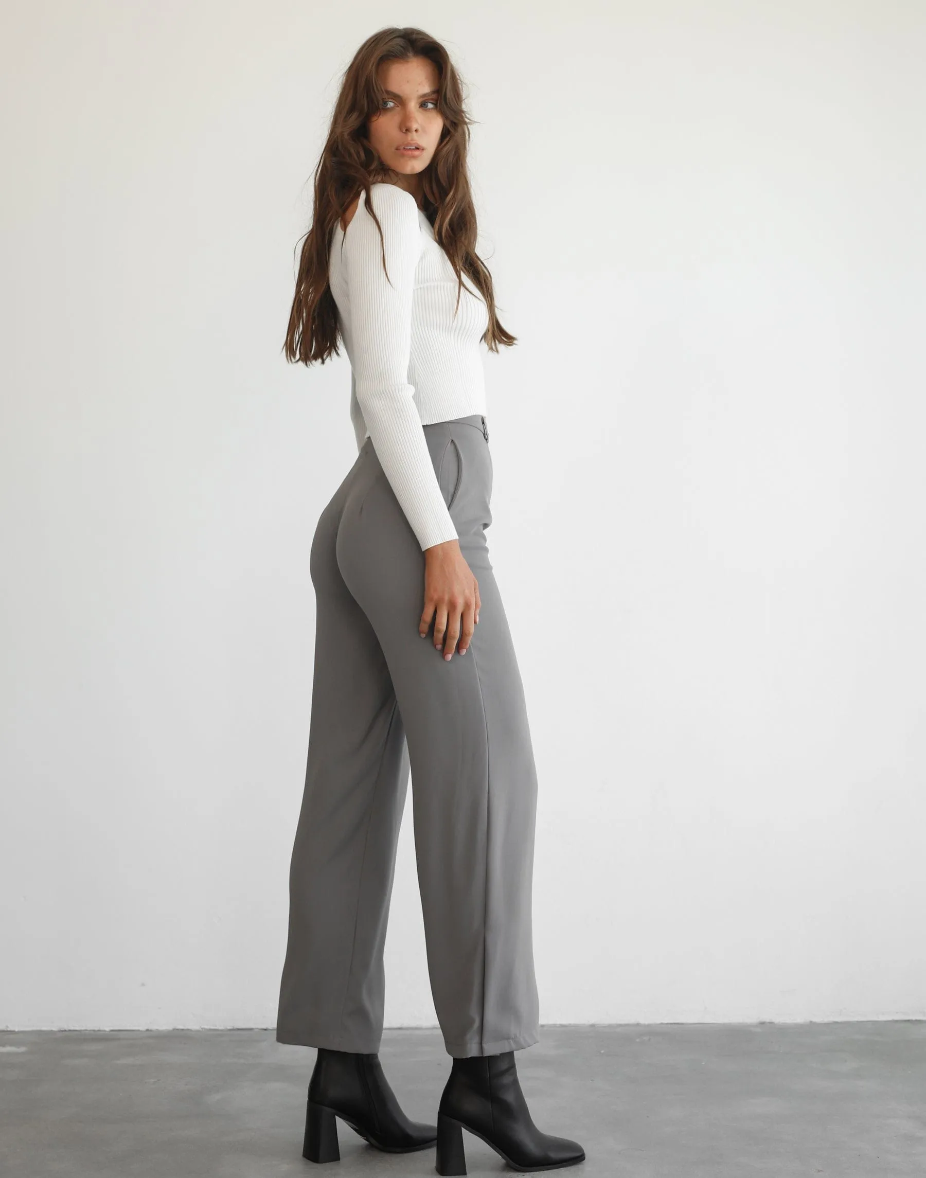 Celeste Long Sleeve Top (White) sold by Charcoal Clothing product image thumbnail 5