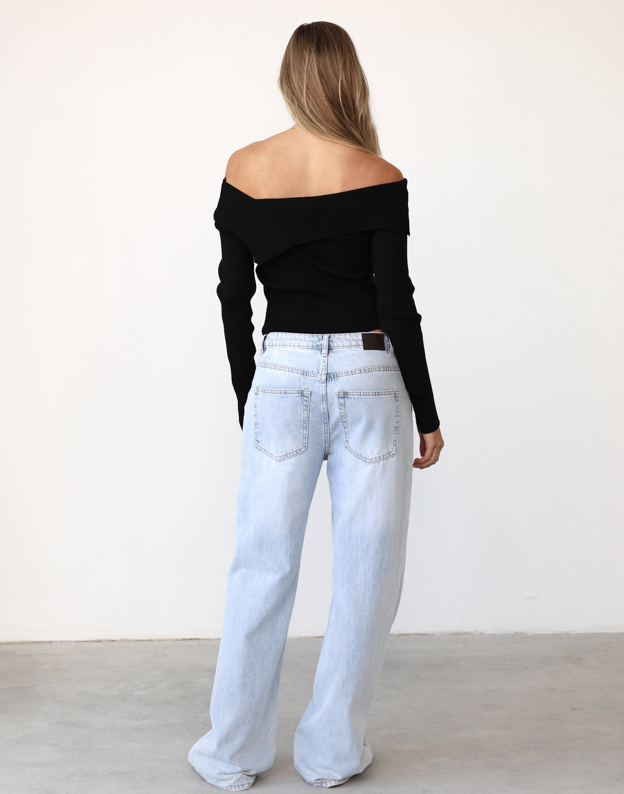 Aries Long Sleeve Knit Top (Black) sold by Charcoal Clothing product image thumbnail 4