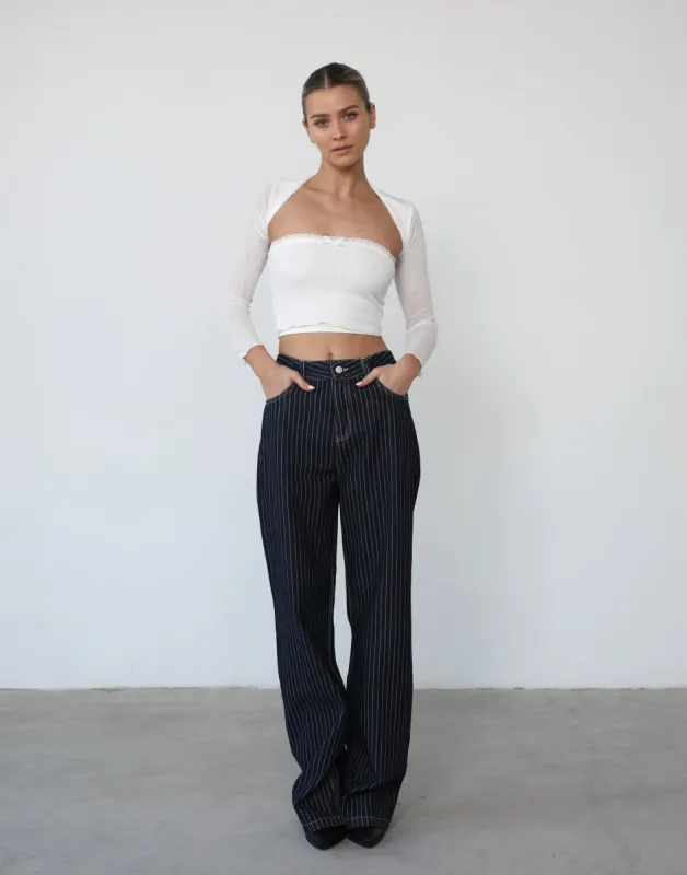 Aaryn Bolero (White) sold by Charcoal Clothing