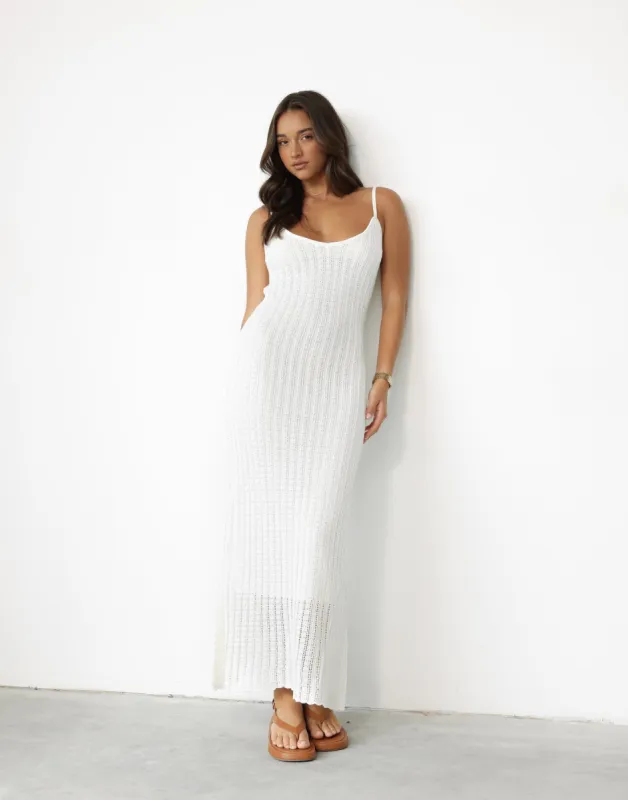 Janise Maxi Dress (White) sold by Charcoal Clothing