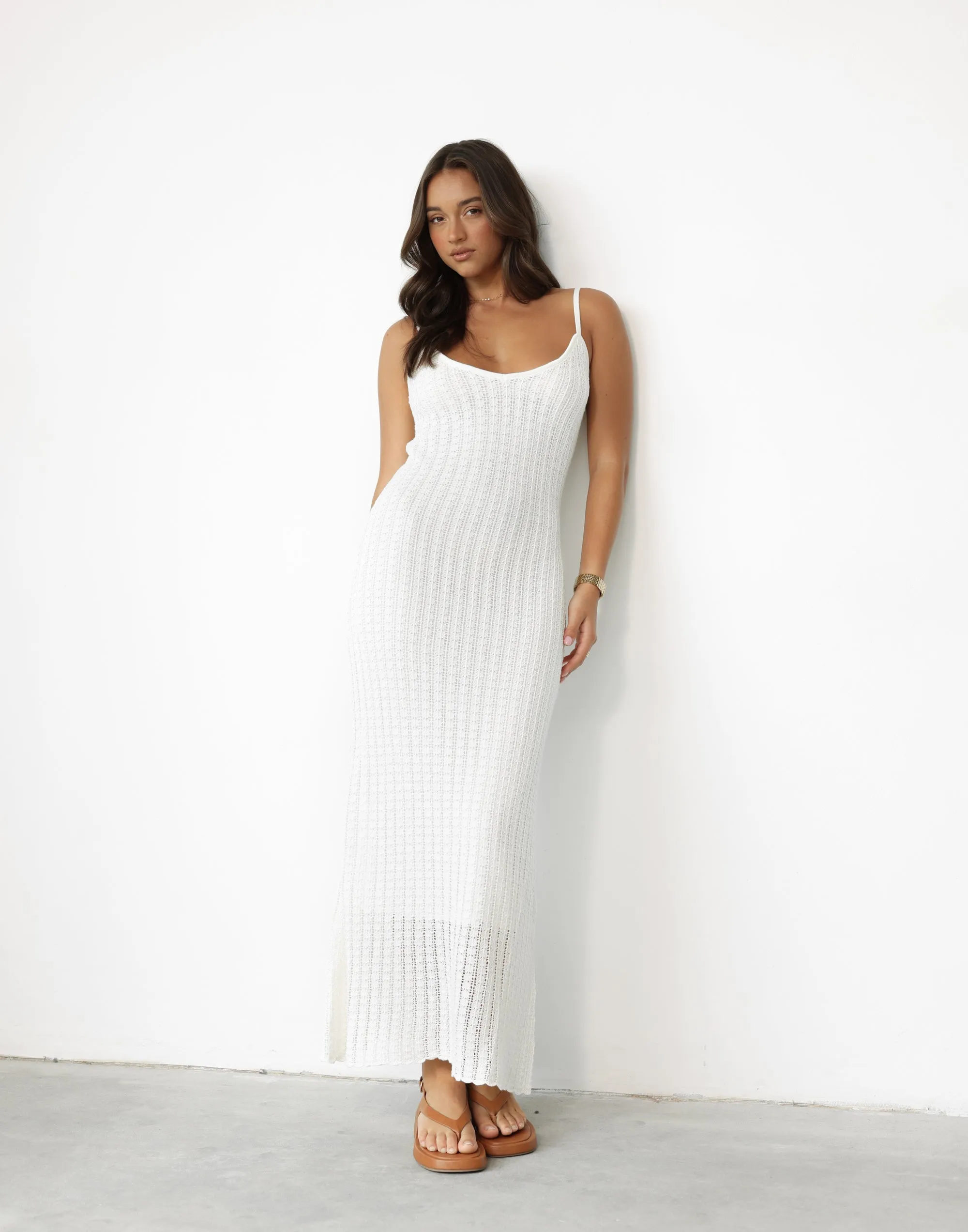 Janise Maxi Dress (White) sold by Charcoal Clothing