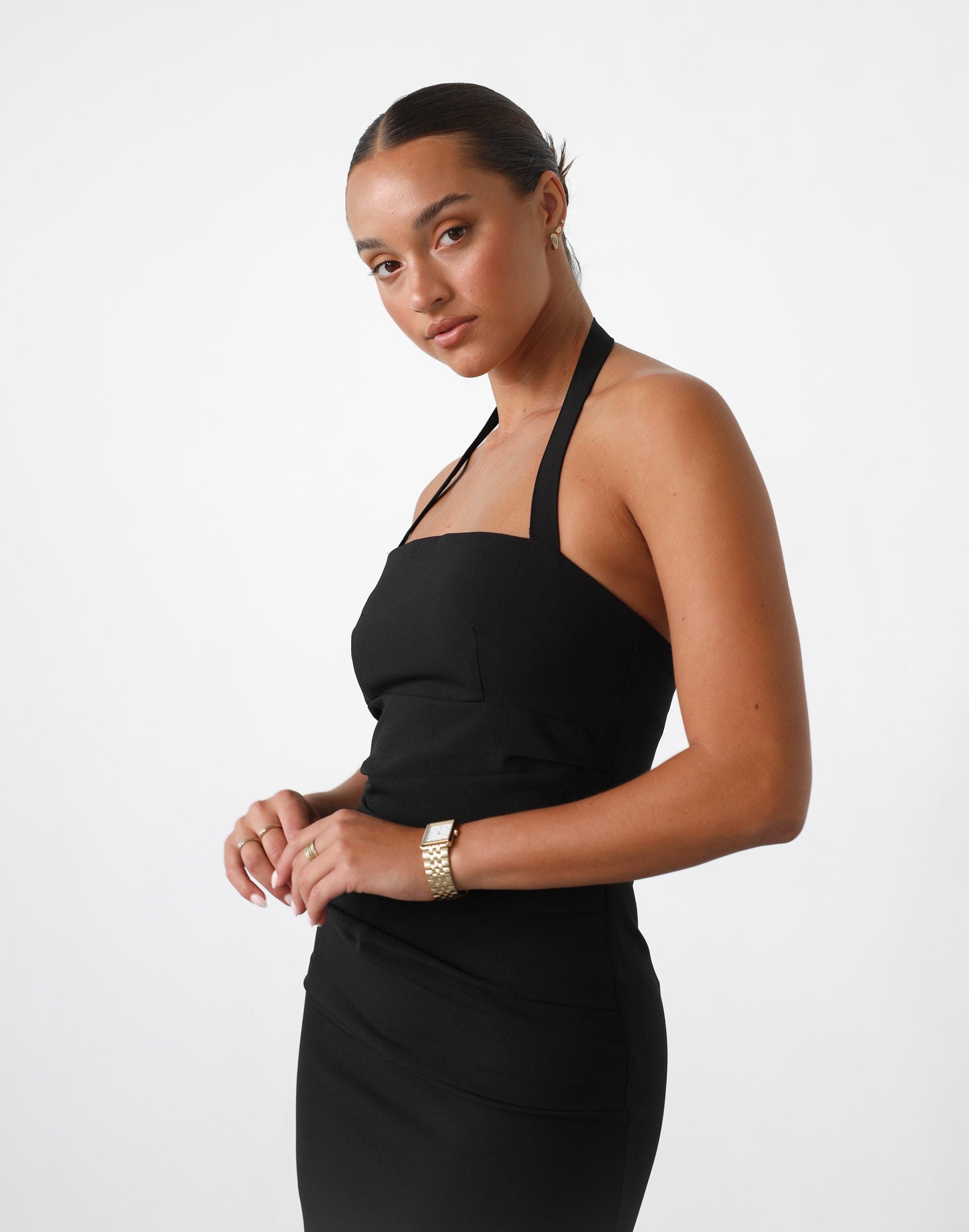 1999 Maxi Dress (Onyx) - By Lioness sold by Charcoal Clothing product image thumbnail 3