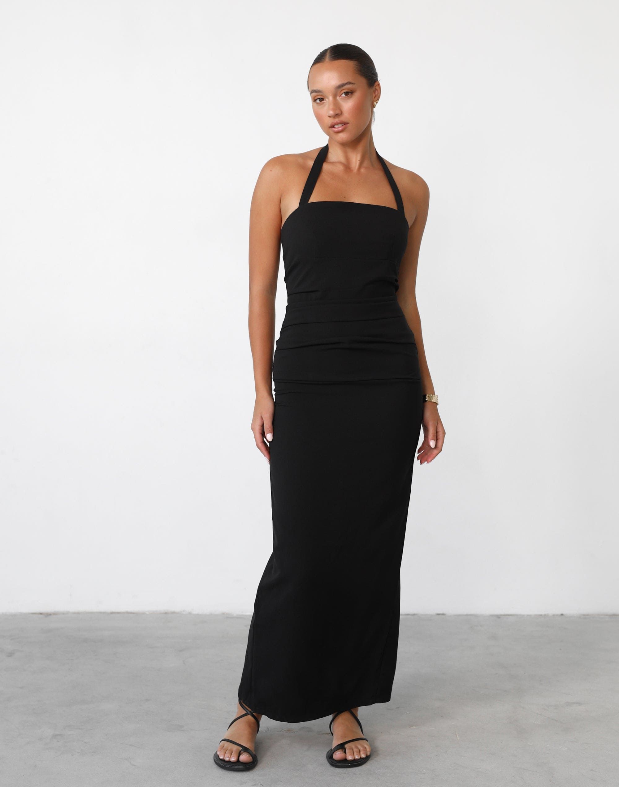 1999 Maxi Dress (Onyx) - By Lioness sold by Charcoal Clothing