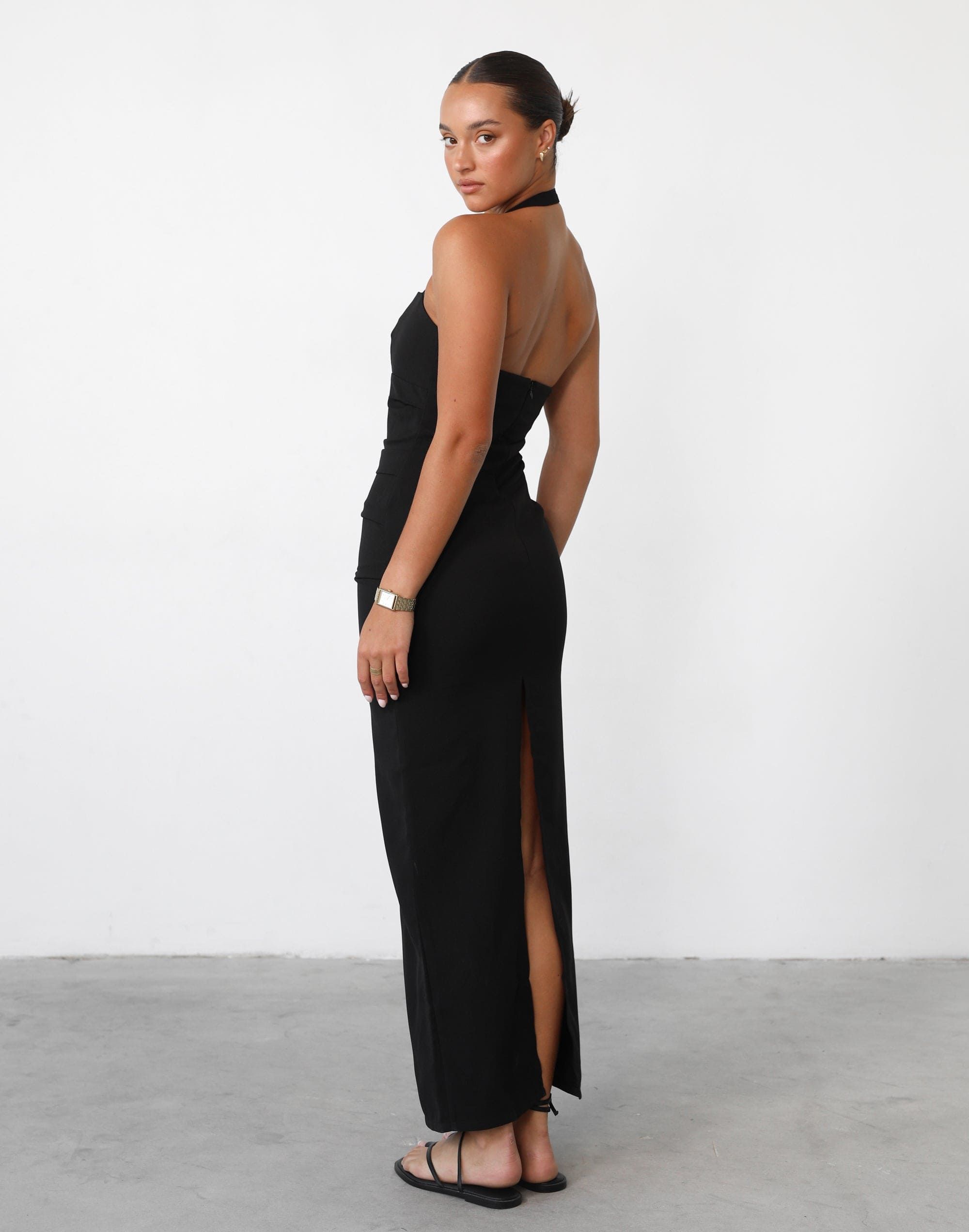 1999 Maxi Dress (Onyx) - By Lioness sold by Charcoal Clothing product image thumbnail 2