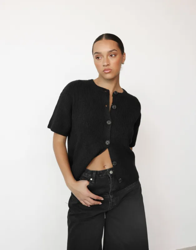 Levina Top (Black) sold by Charcoal Clothing