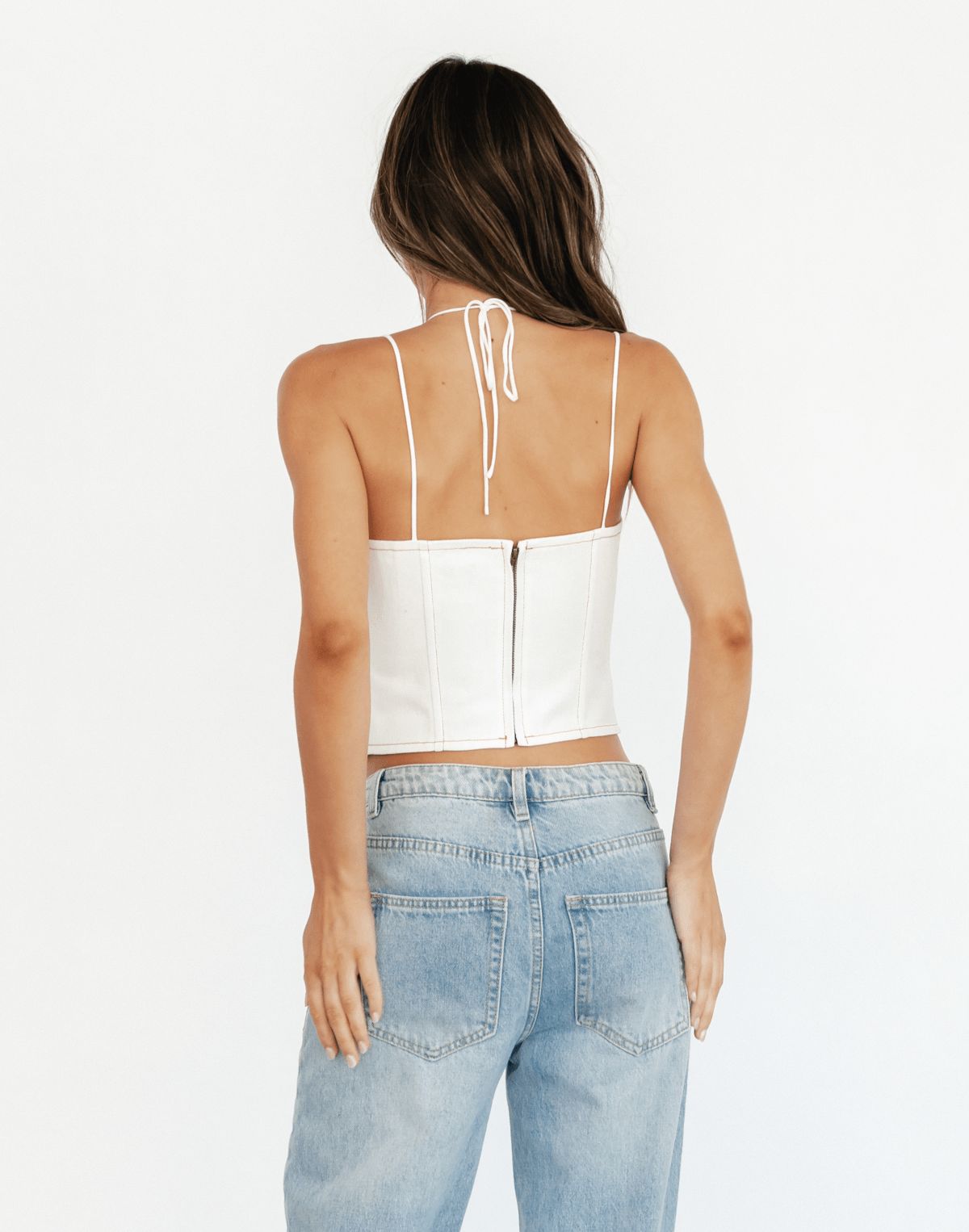 Del Gato Top (Pearl) - By Lioness sold by Charcoal Clothing product image thumbnail 3