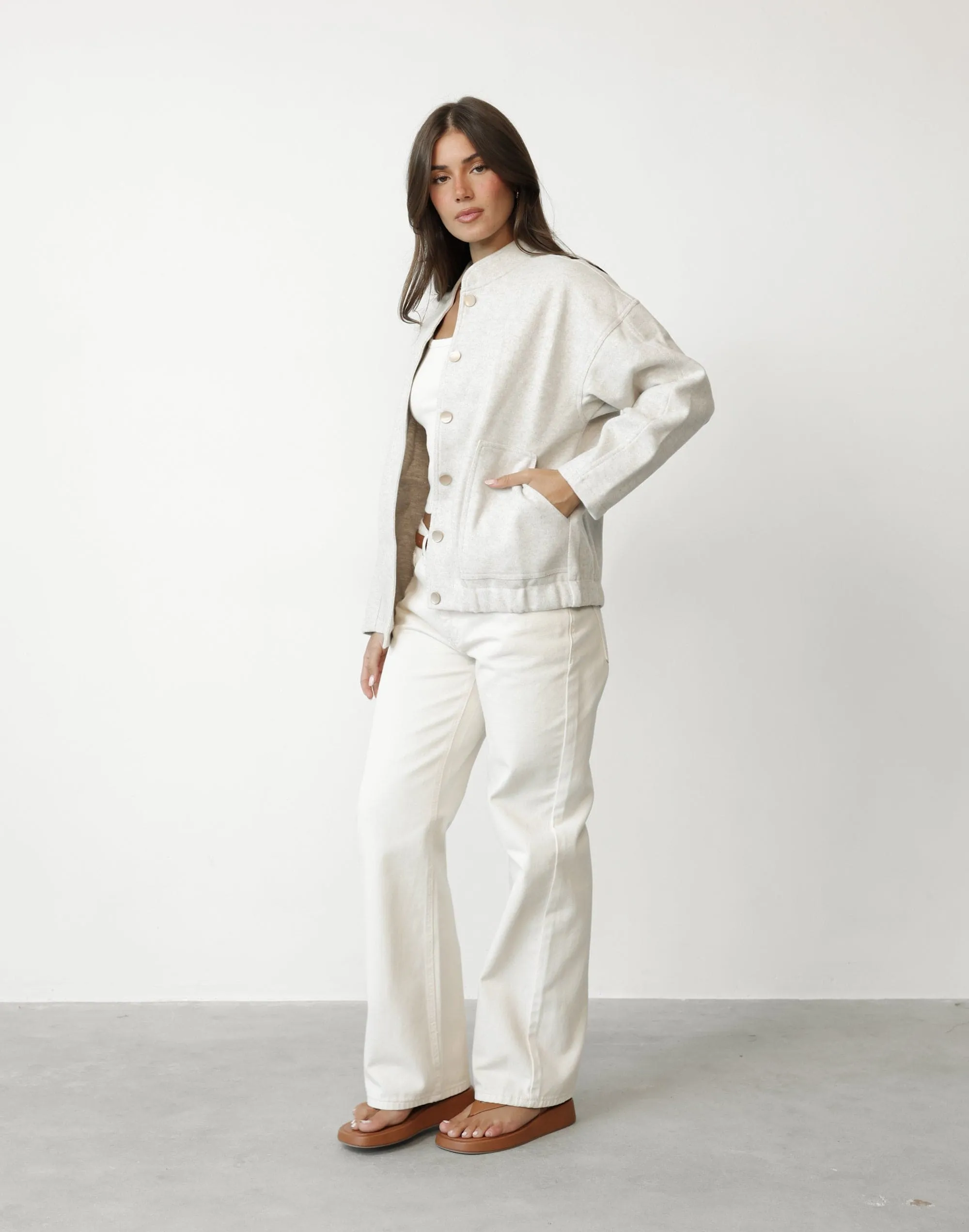 Mea Jacket (Oat) sold by Charcoal Clothing product image thumbnail 5