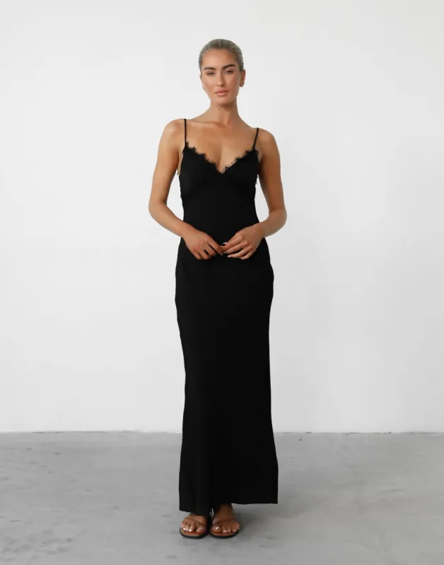 Every Time Maxi Dress (Black) sold by Charcoal Clothing