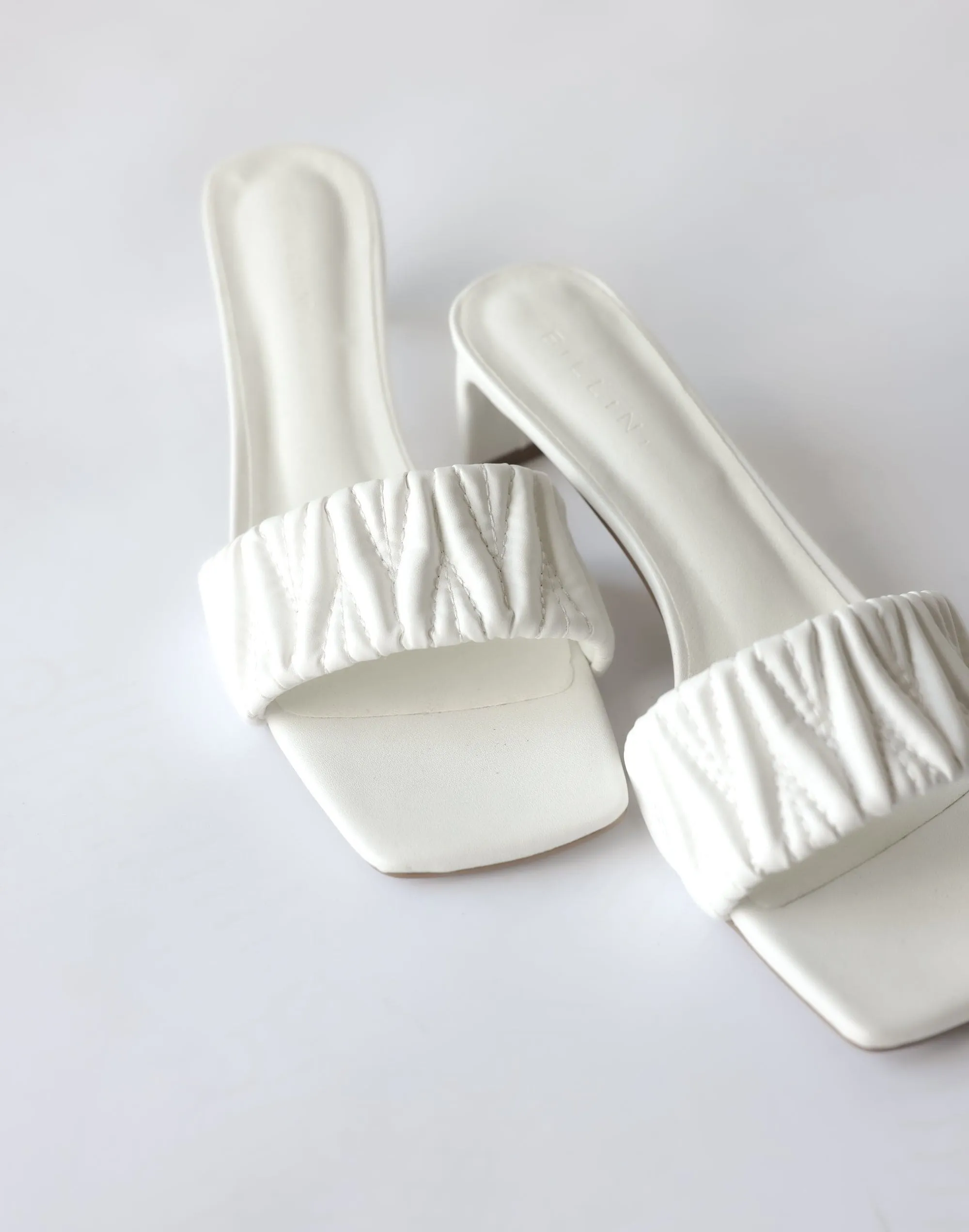 Yolene Heels (White) - By Billini sold by Charcoal Clothing product image thumbnail 4