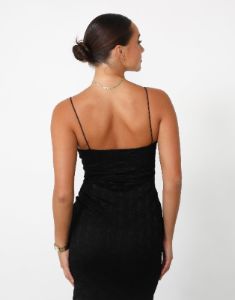 Araceli Midi Dress (Black) sold by Charcoal Clothing