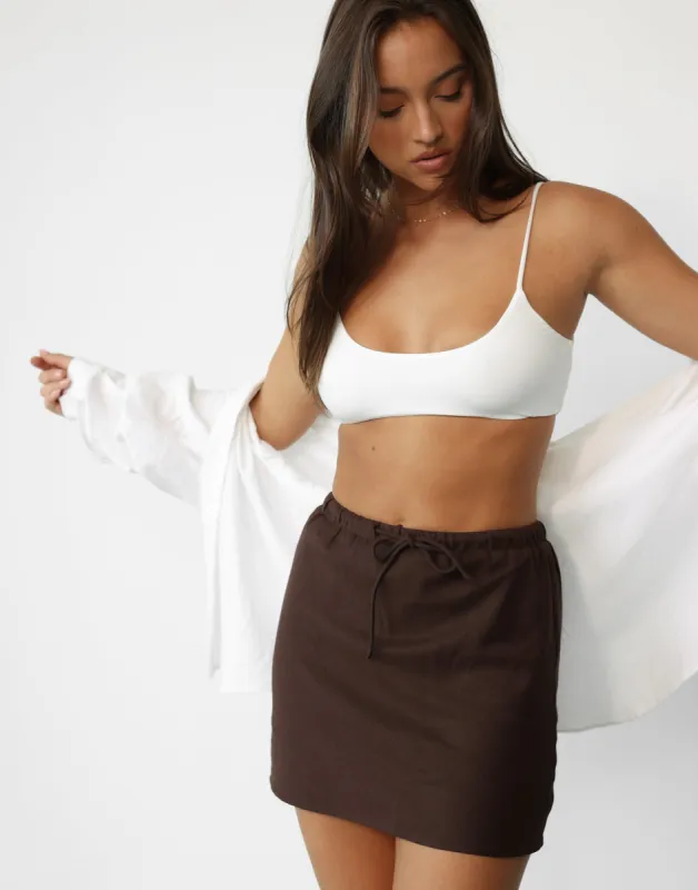 Stamina Crop Top (White) sold by Charcoal Clothing
