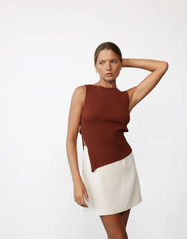 Tallullah Mini Skirt (Pistachio Shell) sold by Charcoal Clothing