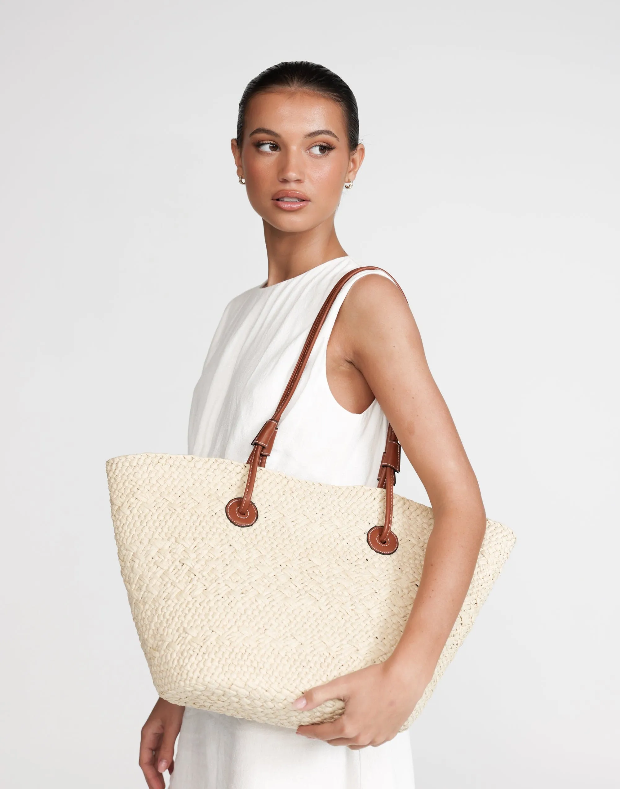 Lai Tote Bag (Natural Raffia) - By Billini sold by Charcoal Clothing