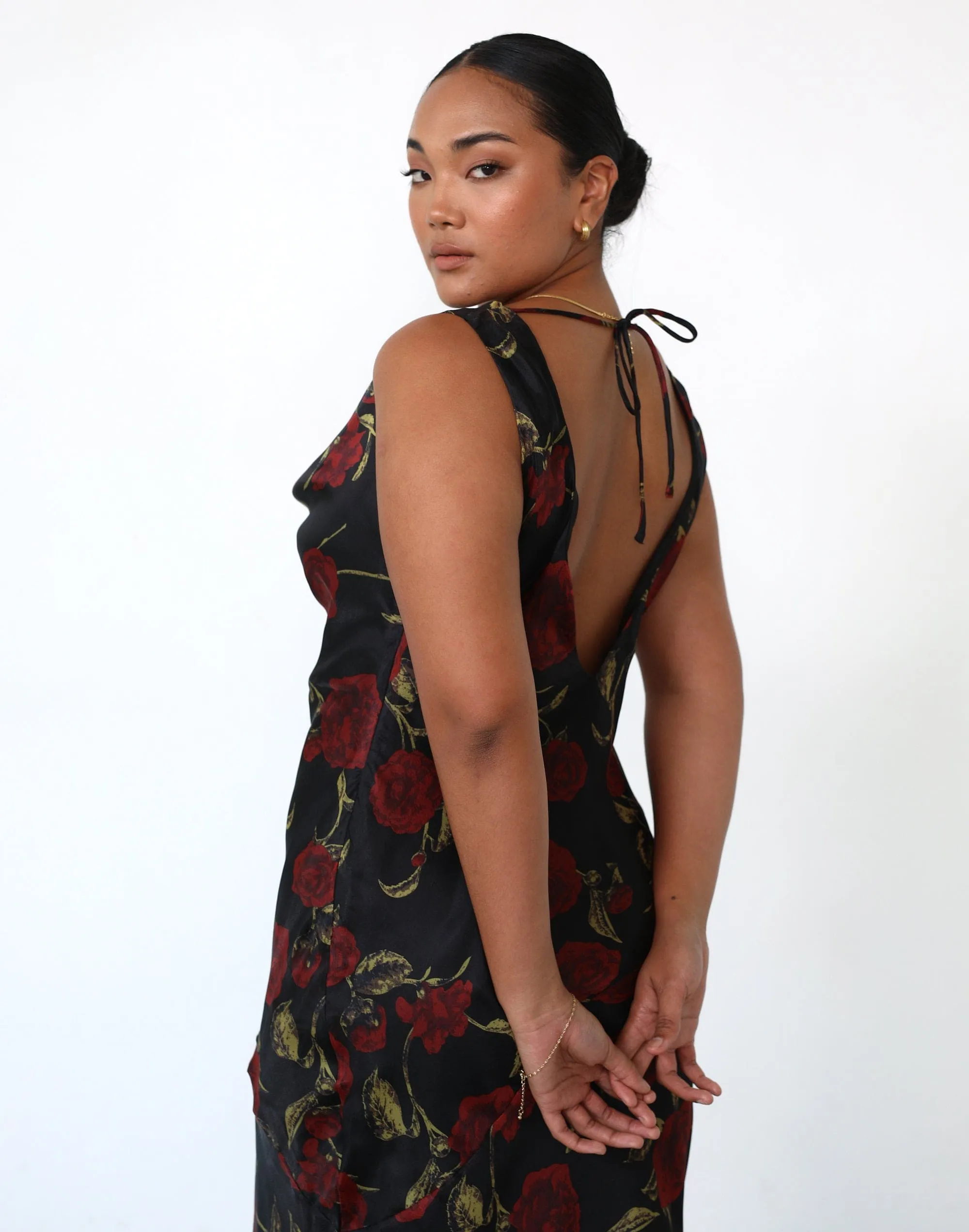 Imogen Maxi Dress (Black Floral) sold by Charcoal Clothing product image thumbnail 5