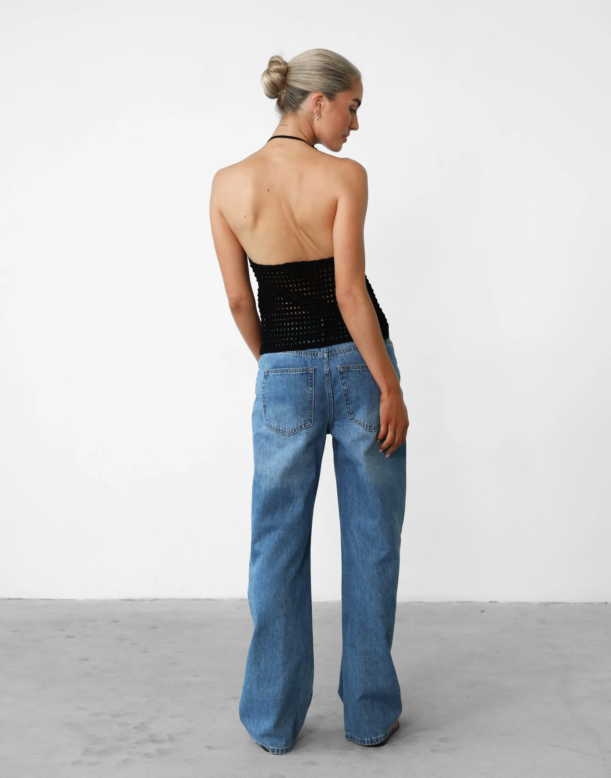 Wild Soul Crochet Top (Black) sold by Charcoal Clothing product image thumbnail 4