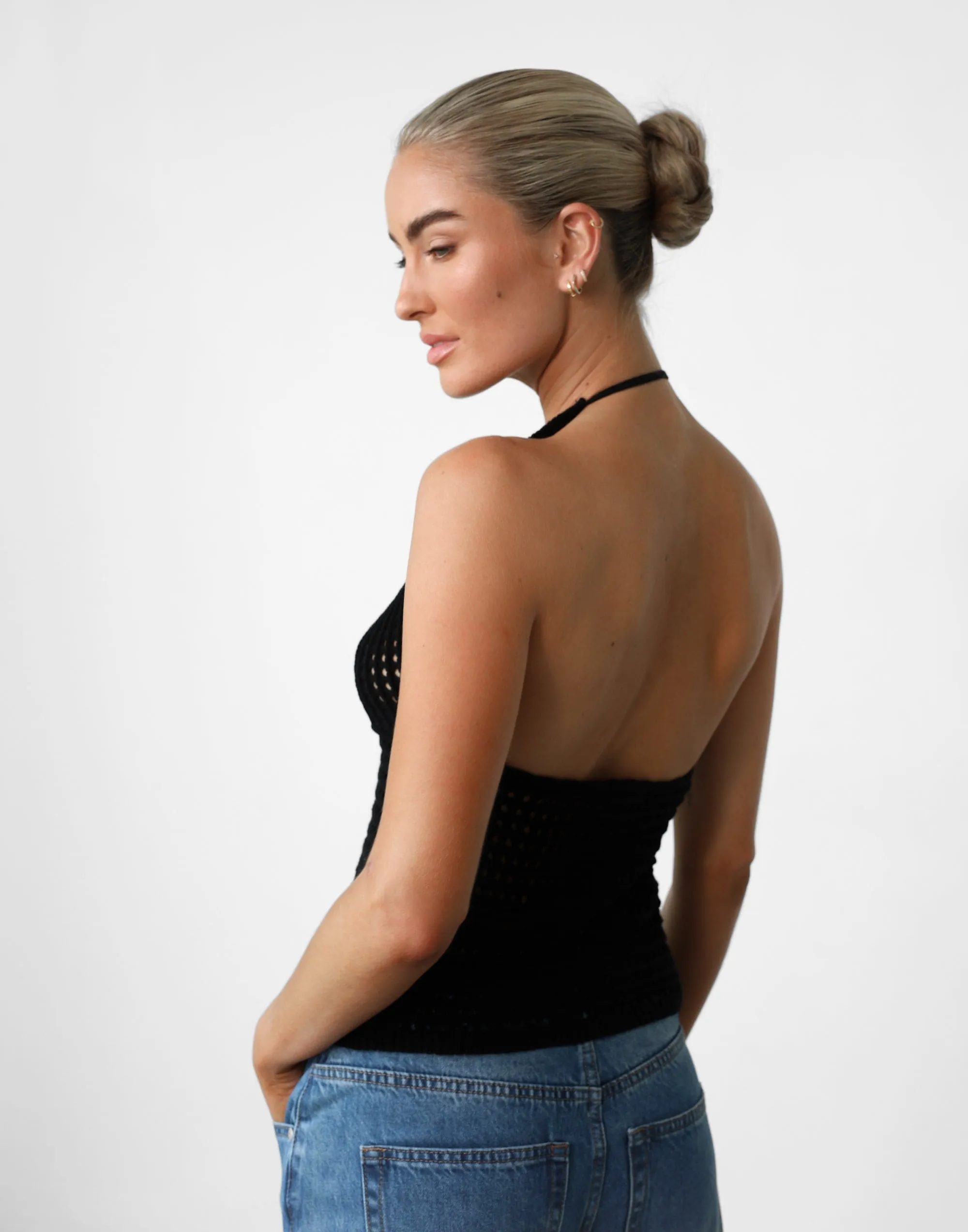 Wild Soul Crochet Top (Black) sold by Charcoal Clothing product image thumbnail 5