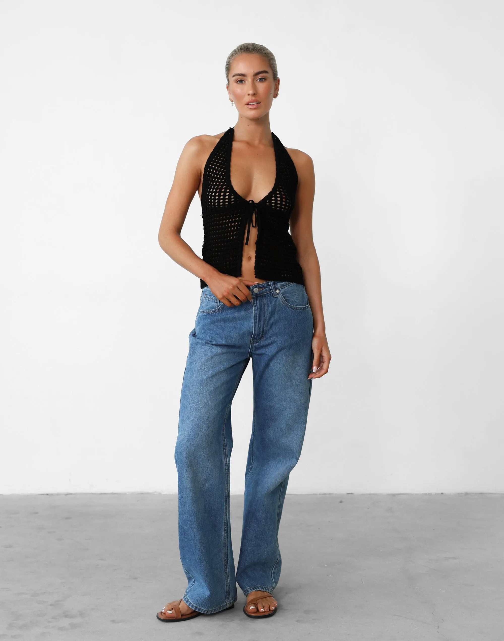 Wild Soul Crochet Top (Black) sold by Charcoal Clothing product image thumbnail 2