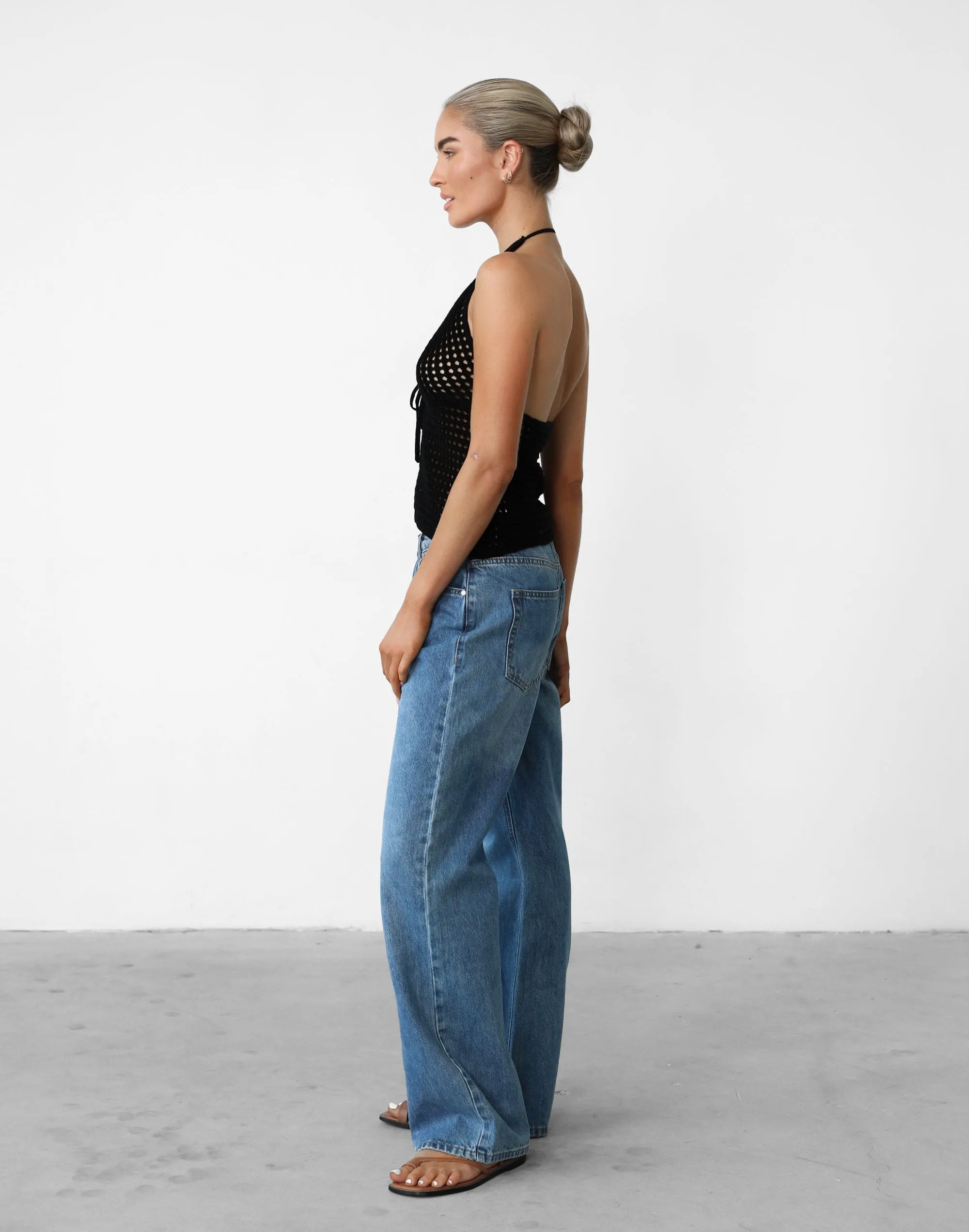 Wild Soul Crochet Top (Black) sold by Charcoal Clothing product image thumbnail 3