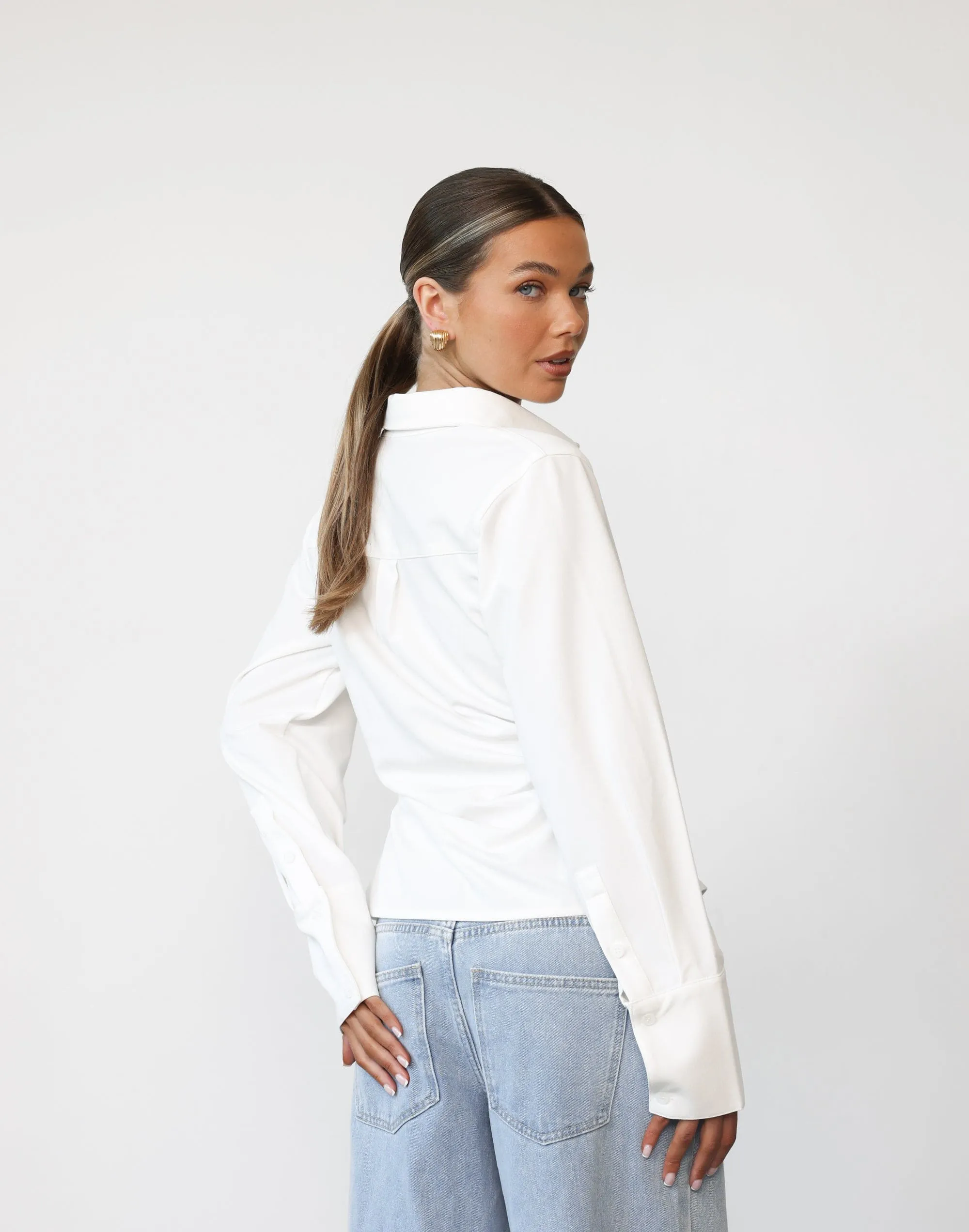 Elvie Top (White) sold by Charcoal Clothing product image thumbnail 4