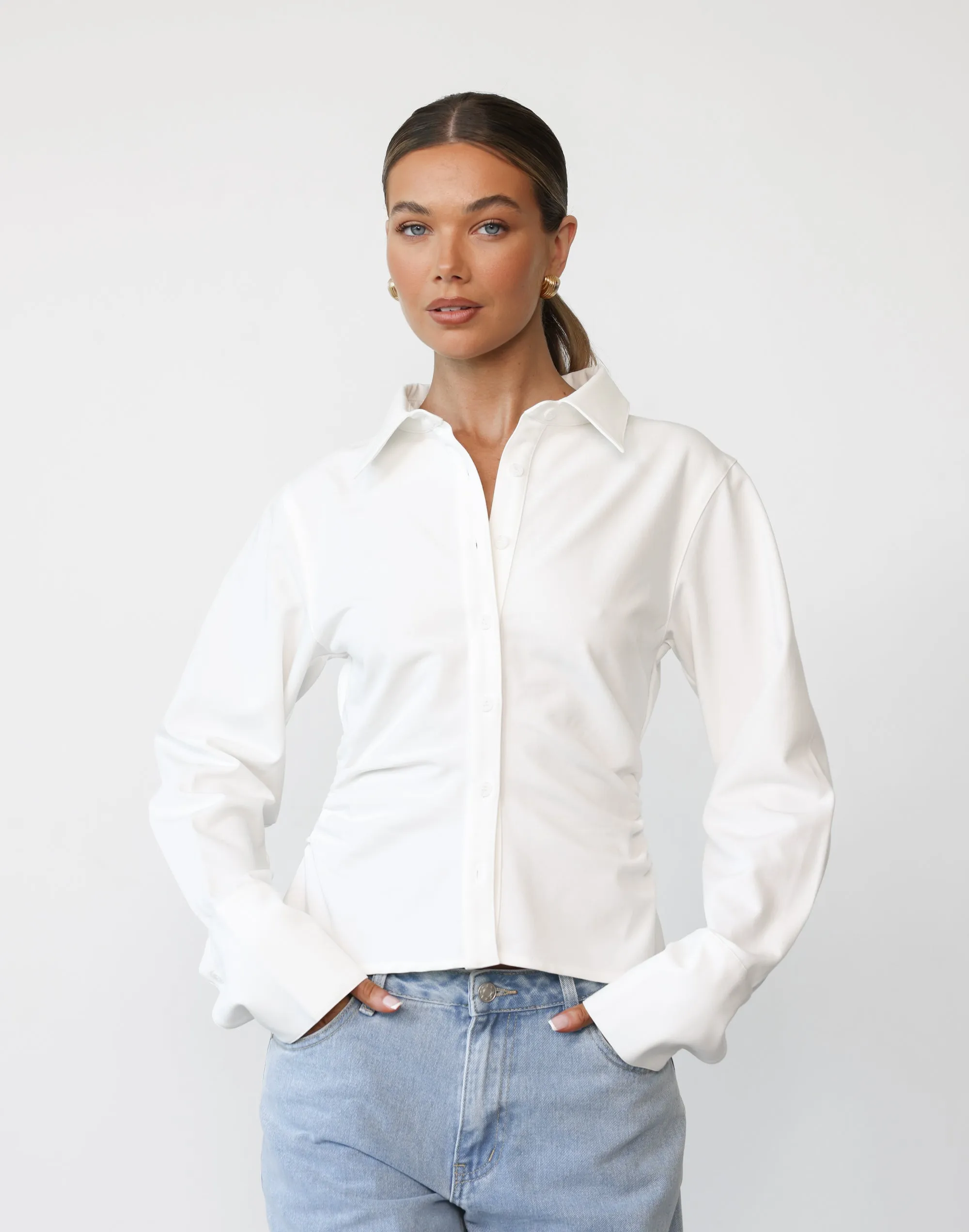 Elvie Top (White) sold by Charcoal Clothing product image thumbnail 5