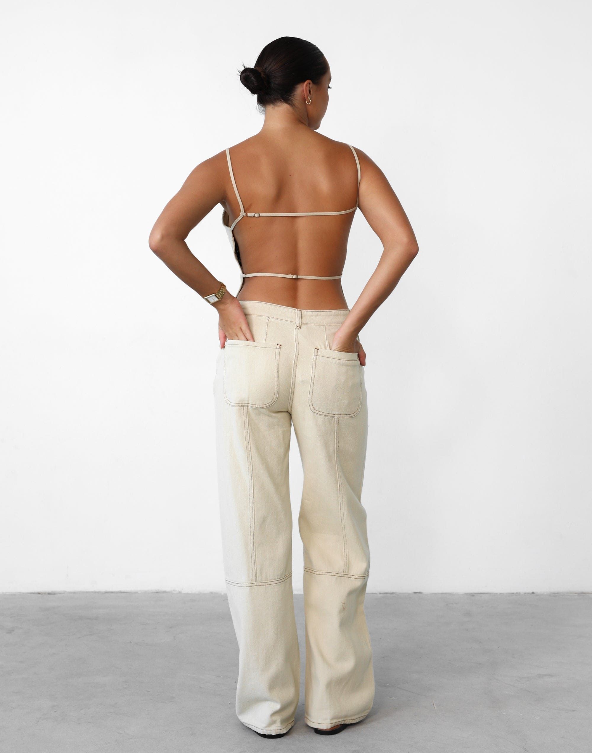 Camille Backless Top (Ecru) - By Lioness sold by Charcoal Clothing product image thumbnail 3