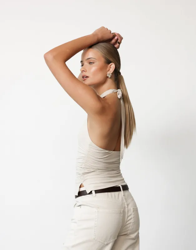 Callista Top (Pistachio Shell) sold by Charcoal Clothing
