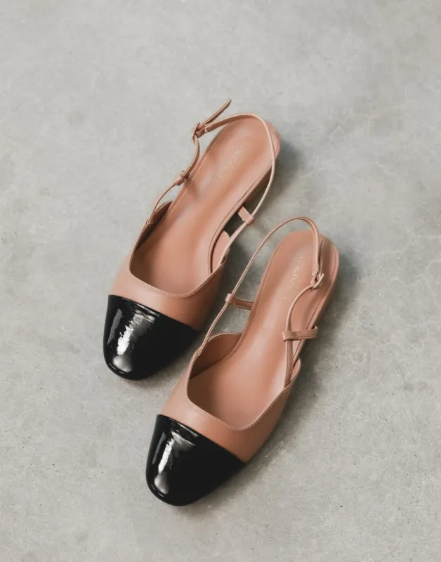 Selene Slingback Ballet (Caramel Smooth) - By Therapy sold by Charcoal Clothing