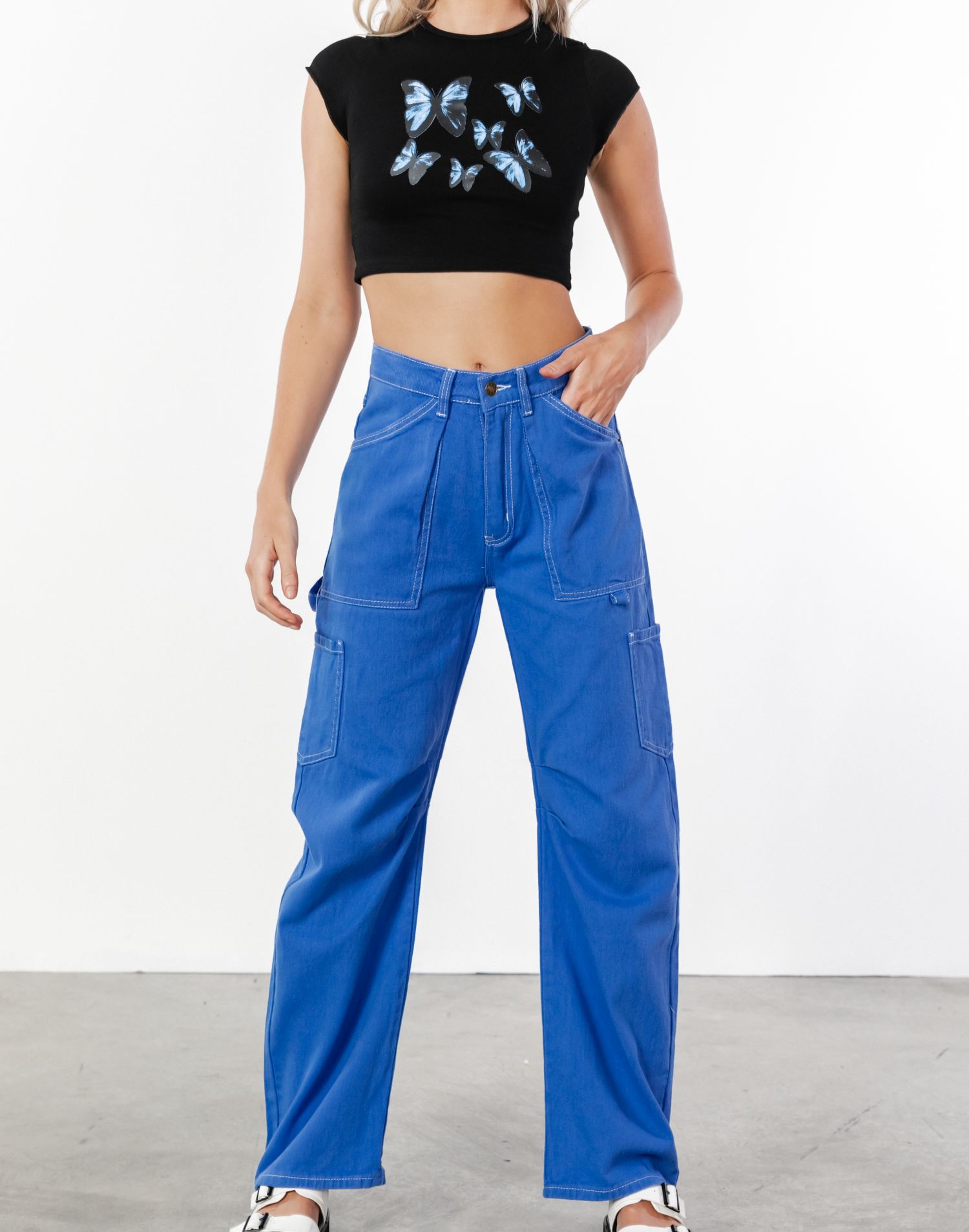 Miami Vice Pants (Blue) - By Lioness sold by Charcoal Clothing product image thumbnail 2