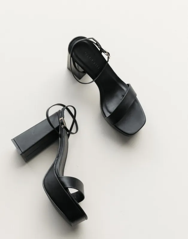 Vicky Heels (Black) - By Billini sold by Charcoal Clothing