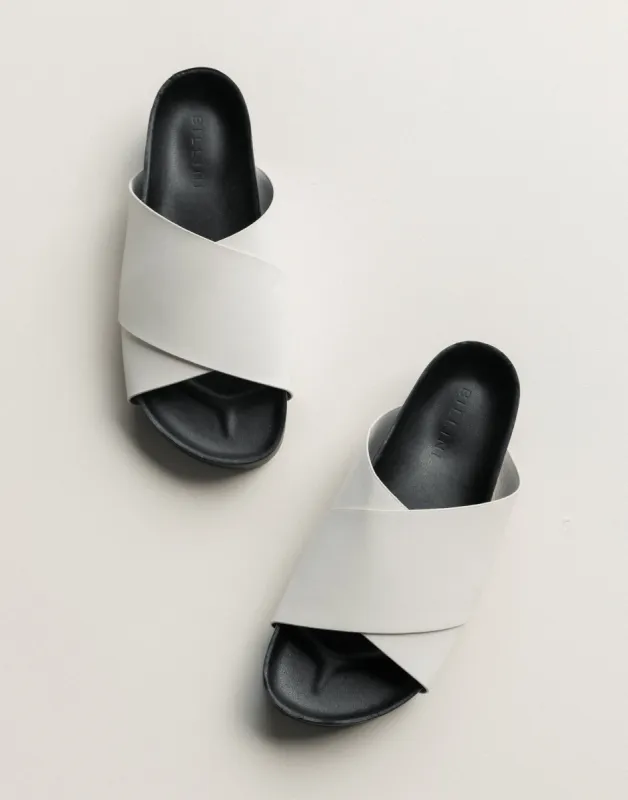 Vayda Platform Slides (Bone) - By Billini sold by Charcoal Clothing