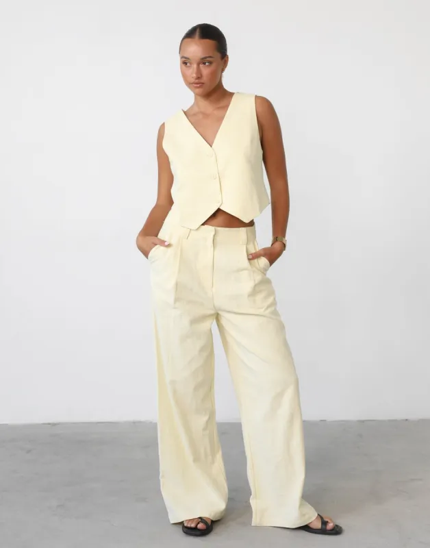Leo Pant (Butter) - By Lioness sold by Charcoal Clothing
