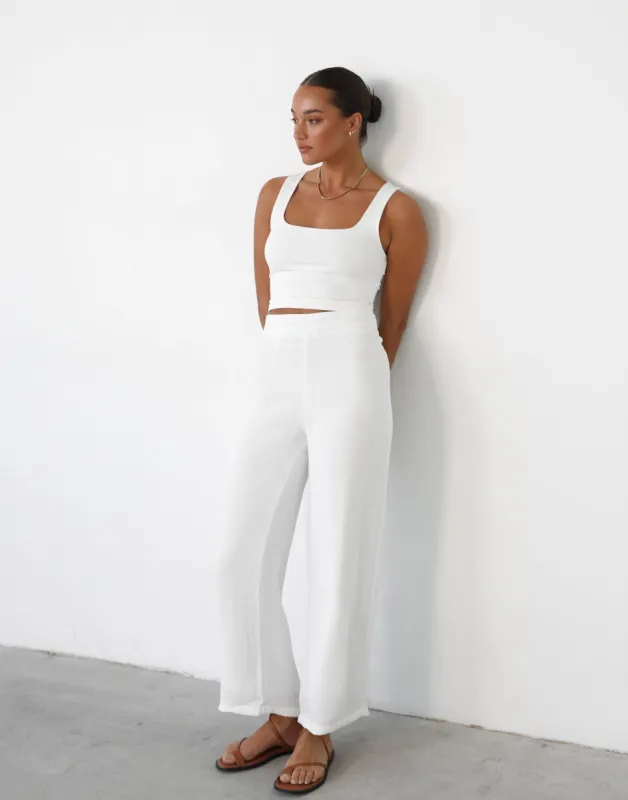 Ryza Pants (White) sold by Charcoal Clothing