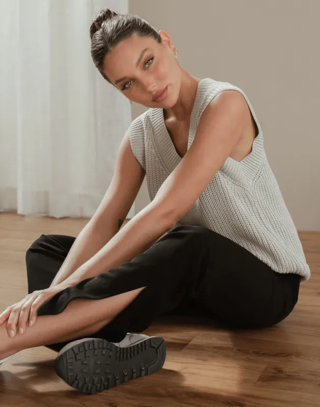 James Knit Vest (Grey) sold by Charcoal Clothing