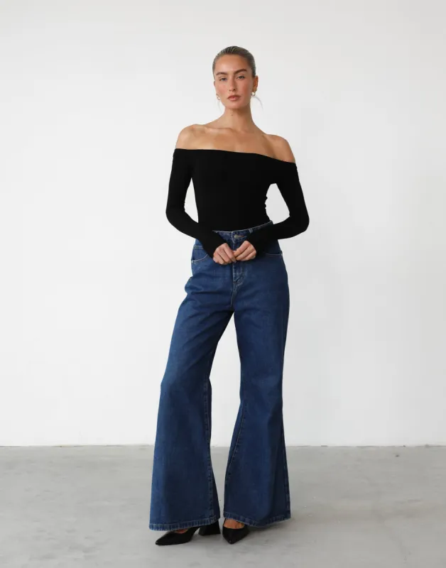 Iris Bodysuit (Black) sold by Charcoal Clothing