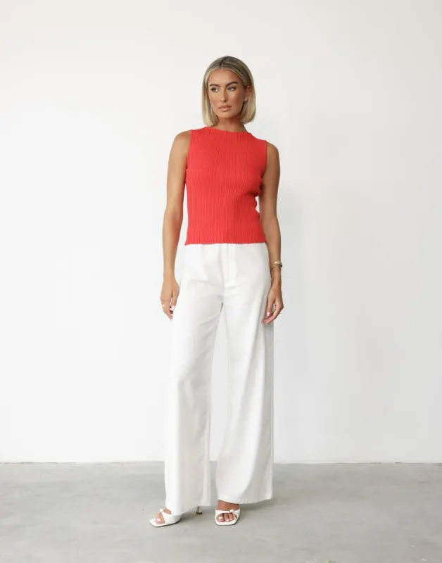 Pandora Top (Blood Orange) sold by Charcoal Clothing