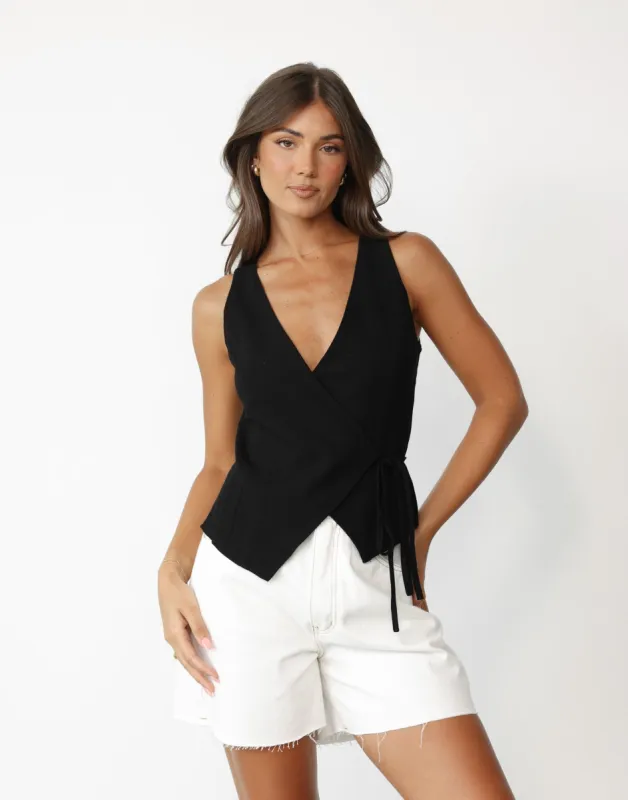 Audree Top (Black) sold by Charcoal Clothing
