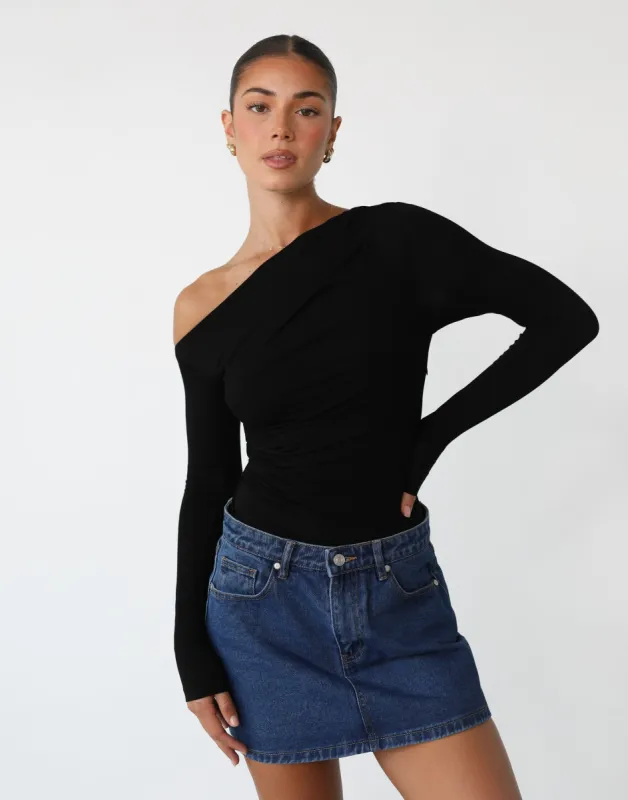 Annie Bodysuit (Black) sold by Charcoal Clothing