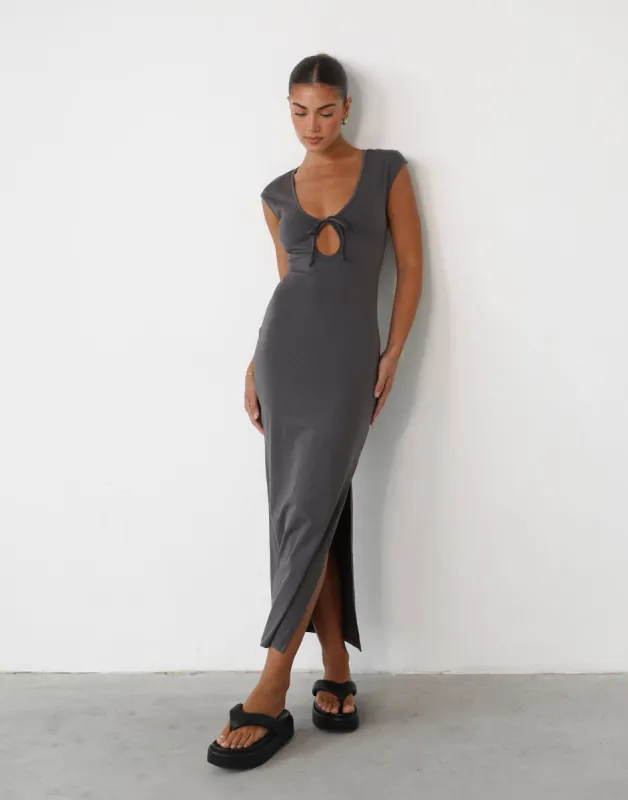 Tegan Maxi Dress (Charcoal) sold by Charcoal Clothing