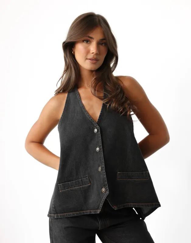 Hills Halter (Charcoal) - By Lioness sold by Charcoal Clothing