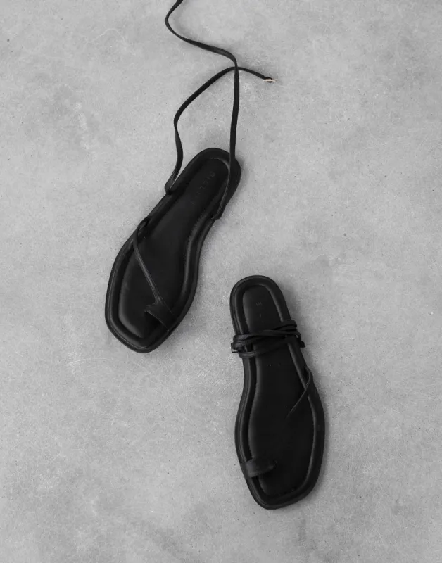 Lauren Sandals (Black) - By Billini sold by Charcoal Clothing