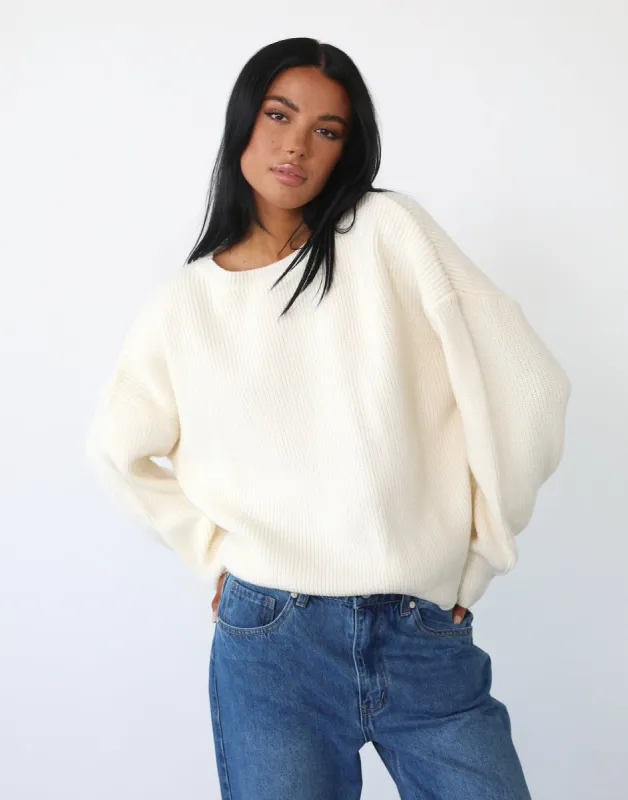 Christie Jumper (Cream) sold by Charcoal Clothing