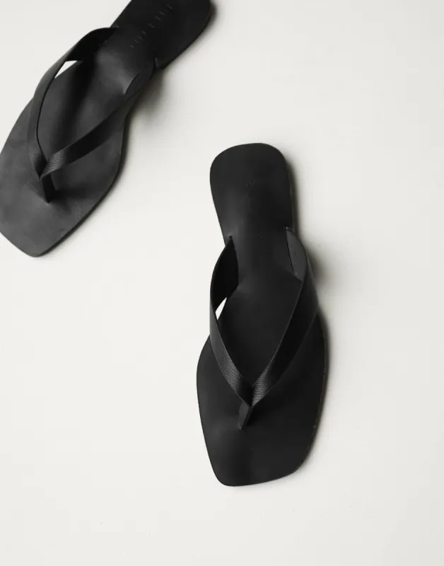 Fabian Slides (Black) - By Billini made by Billini