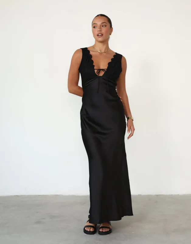 Faith Maxi Dress (Black) sold by Charcoal Clothing